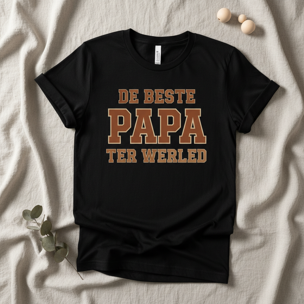 De beste Papa ter wereld - zwart