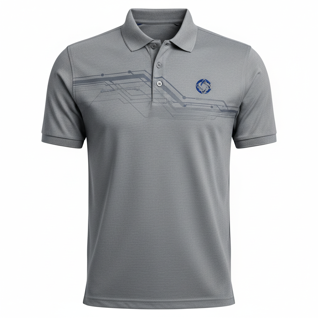 Grijze polo shirt