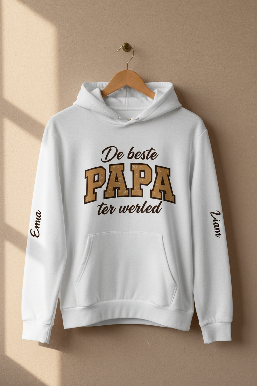 Hoodie varsity - De beste PAPA ter wereld