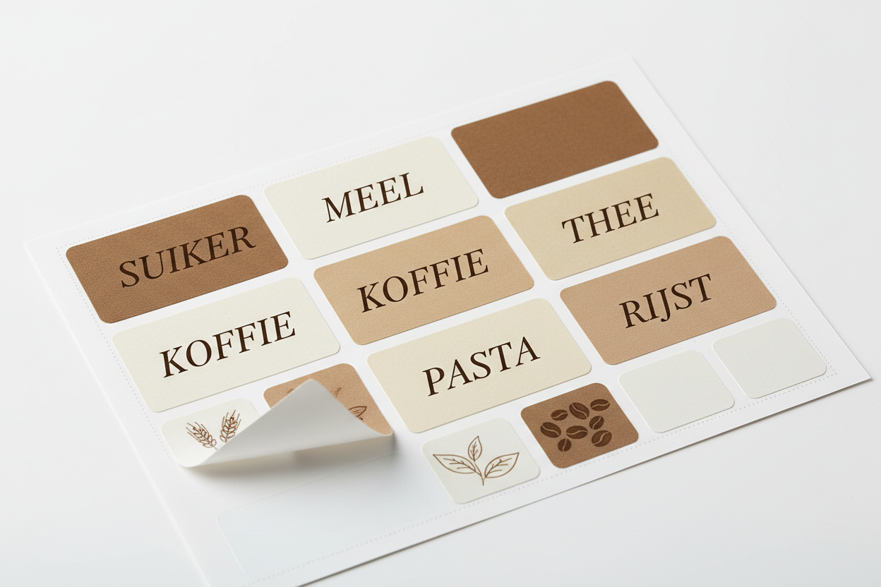 Keuken Pot Etiketten