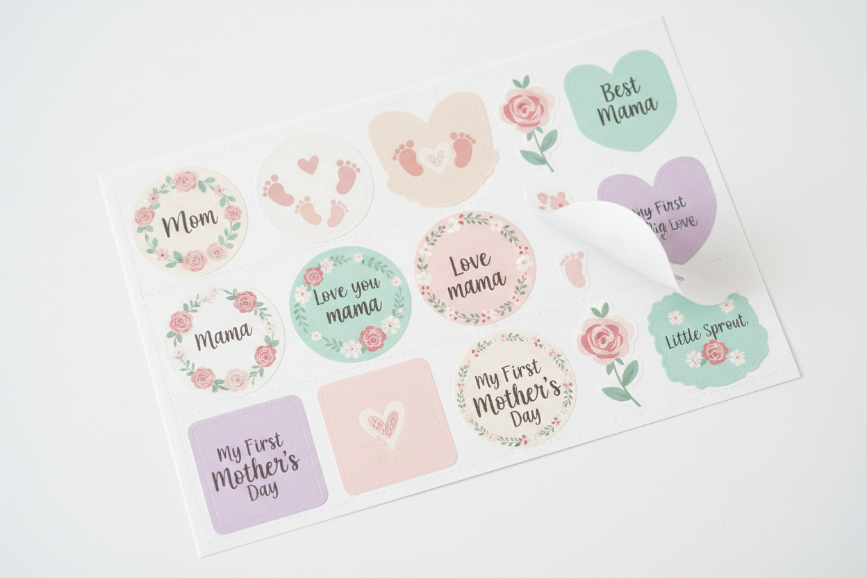 Moederdag Sticker Vellen