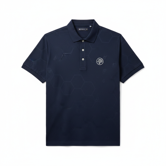 Navy blauwe polo shirt