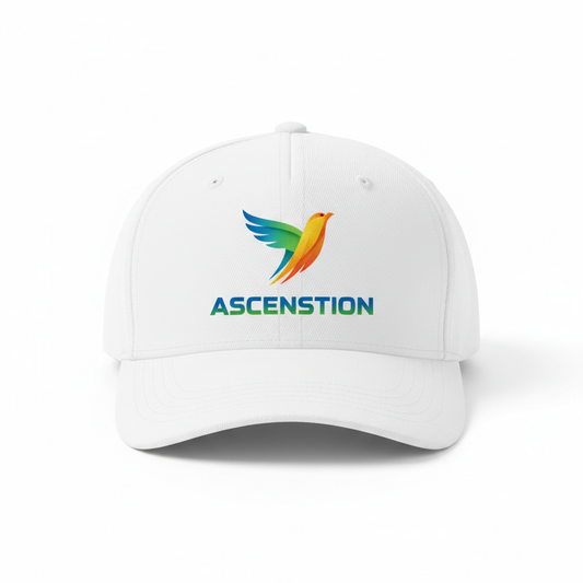 Witte Pet met Gesublimeerd Logo