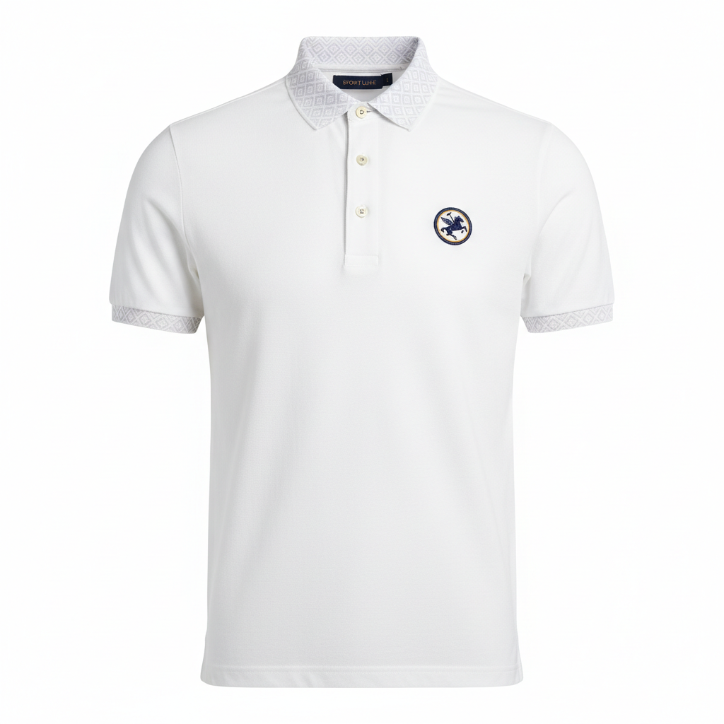 Witte polo shirt